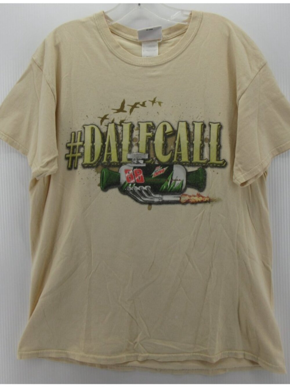 VINTAGE Dale Earnhardt Jr Shirt Large NASCAR Chase Mountain Dew Promo*